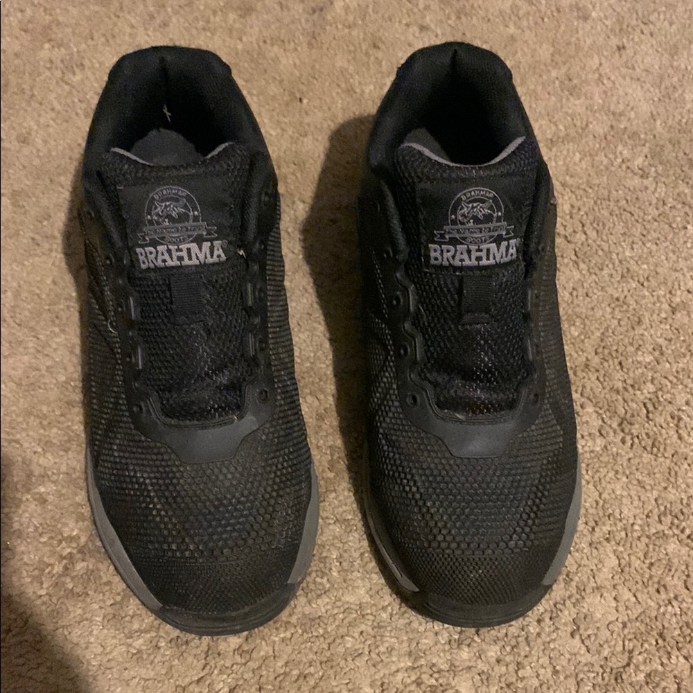 Brahma Men's Black Steel Toe Shoes (Brand New)